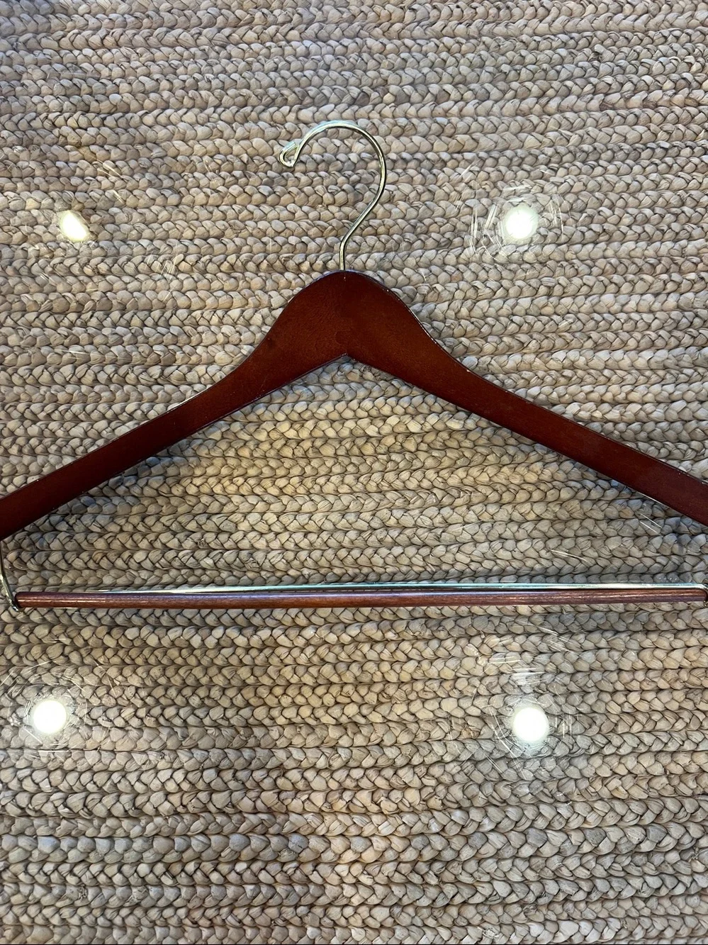 5 Saks Fifth Avenue+ Logo Wooden Pant/Suit Hangers